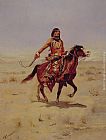 Charles Marion Russell Famous Paintings - Indian Rider